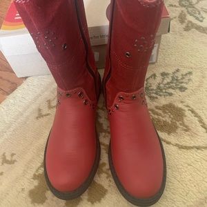 UMI girl boots size US 13. New. Tried on but didn’t fit. Light stain (See photo)